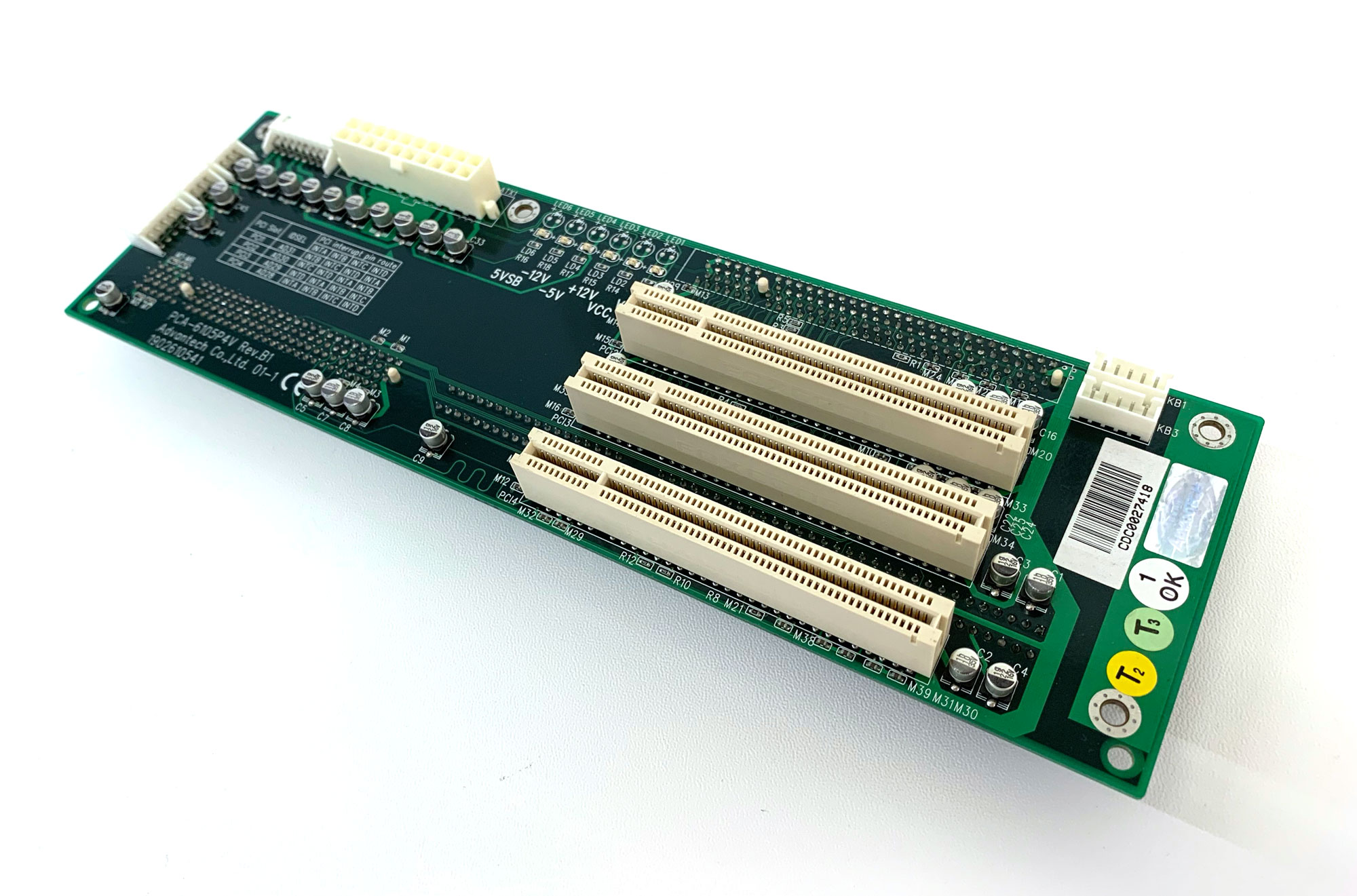 PCA-6105P4V - 5 Slot PCI Backplane für 2HE Gehäuse